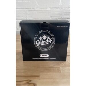 NutriChef Homebrew Mini Keg Beer Dispenser‎ PKBRTP60 64oz